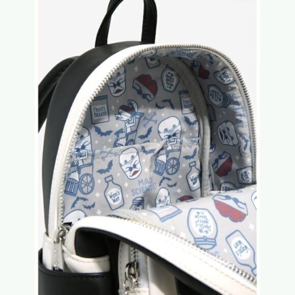 Loungefly The Nightmare Before Christmas Dr. Finkelstein Mini Backpack Exclusive - Picture 4 of 5